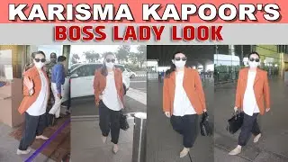 Karisma Kapoor gives boss lady vibes at airport