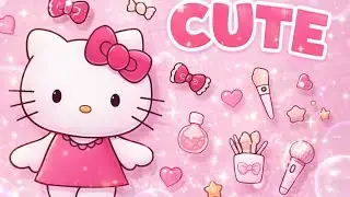 🎀✨ Hello Kitty Sticker Magic 💖🌸 So Cute It&rsquo;s Addictive! 😍🧸