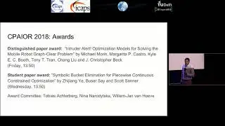 ICAPS 2018: Matthijs Spaan, Willem-Jan van Hoeve and Gabriele R&ouml;ger, ICAPS 2018 Opening