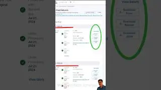 Download ITR Form, Receipt and Intimation Order in 30 second #ITR #incometaxdepartment #shorts #tax