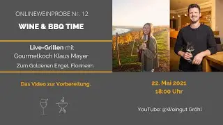 Onlineweinprobe Nr. 12 - Das Video zur Vorbereitung