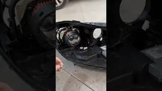 Car Headlights Get a Sharp Projector Beam Upgrade #Shorts