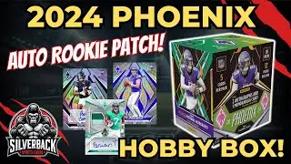 What Rookie Auto Patch did we get in our 2024 Panini Phoenix Football Hobby Box Opening!