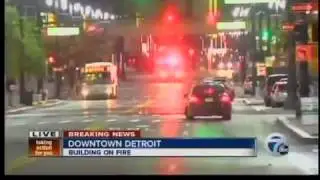 Griswold Building fire in Detroit