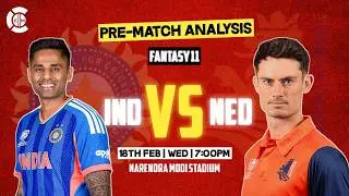IND vs NED Full Match Analysis | Narendra Modi Stadium Pitch Report, Fantasy Tips & Win Prediction