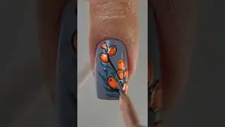 Autumn nail design idea 2024  #nails #nailart #gelmanicure