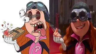 👉🔥Despicable Me 4  Best Scenes Funny Drawing Memes Part 2