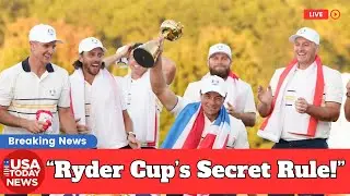 Viktor Hovland&rsquo;s Ryder Cup Controversy: The Envelope Rule Explained । USA TODAY NEWS