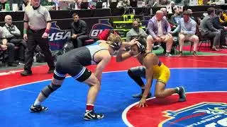 JT Bowers West Laurens vs Brexton Bell Calvary Day 165lbs 2025 GHSA 3A State Tournament Finals