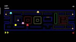 |pacman |gameplay 🎯|Google |