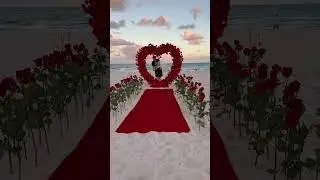 Beach proposal setup in Miami #marriageproposals #proposalideas #proposalplanner #beachproposal