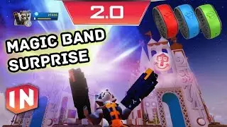 Дисней Бесконечность 2.0 Toy Box MAGIC BAND, сюрприз! + Неограниченный Sparx быстрый уровень