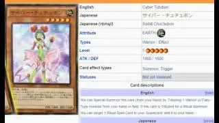 YuGiOh101: Card Review: Cyber Tutubon