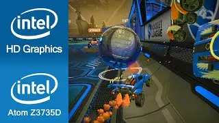 Rocket League Gameplay Intel Atom Z3735D + Intel HD Graphics (Windows 10 Tablet)