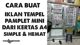CARA BUAT IKLAN, BROSUR, KATALOG DLL DARI KERTAS A4 DENGAN MICROSOFT WORD
