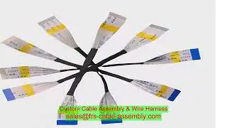 Cable Harness Manufacturer LVDS Ribbon for Low-Noise Video Signal Transmission Processing Systems