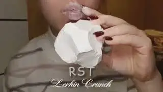 Dry Chalk Crunch 🎀ASMR🍒edit video ✨ Crunch by @lerkincrunch222#editvideo #mukbang #asmr  