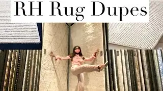 Restoration Hardware AFFORDABLE Rugs & Dupes | RH Tour Vlog