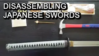 How do you disassemble a Japanese sword? (Tanto, Wakizashi, Katana, Nodachi, Tachi)