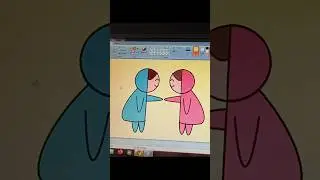 Cartoon in ms paint for beginners easy way to draw cartoon in computer#computer #mspaint #creativity