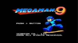 Mega Man 9 Opening Narration and Title Screen (Wii)