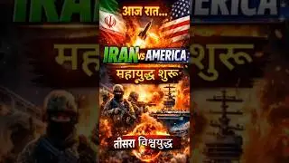 IRAN vs AMERICA 😱 | महायुद्ध शुरू? सच जानकर दंग रह जाओगे! #Shorts