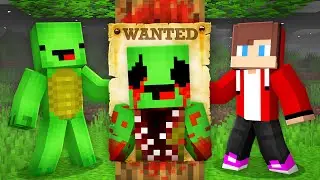 JJ and Mikey WANTED for Evil Mikey in Minecraft ! - Maizen