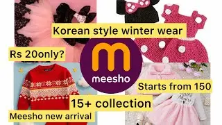 Starts from rs 150 korean winter wear from meesho for kids