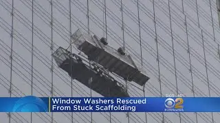Window Washers Rescued From Stuck Scaffolding