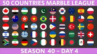 50 Countries Marble Race League Season 40 Day 4/10 Marble Race in Algodoo