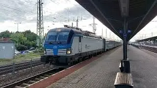 Hung&aacute;ria EuroCity indul V&aacute;cr&oacute;l N&eacute;metorsz&aacute;g fel&eacute;/EC Hungaria f&auml;hrt nach Deutschland