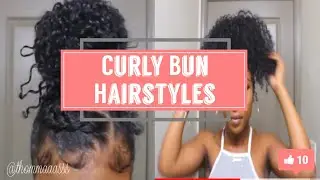 3 Easy Bun Styles for #Curlyhair ft. Model Model Ponytails