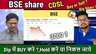 BSE share latest news,Buy or sell?Future Analysis,NSDL,CDSL,BSE LTD share news,Target 2030,NSE IPO