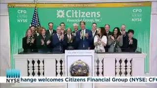 CITIZENS FINANCIAL GROUP (NYSE: CFG) CELEBRATES THEIR 5TH ANNIVERSARY OF LISTING