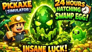 24 hours of insane luck pickaxe simulator 