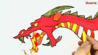 Drawing And Coloring Dragon Drawing And Coloring Video