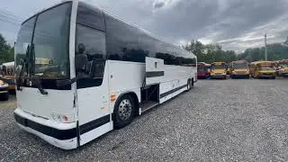 Skoolie Bus Conversion video showcasing a Prevost Coach Bus as a starting point for conversion