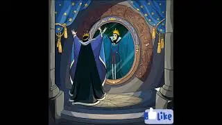 Snow queen and mirror