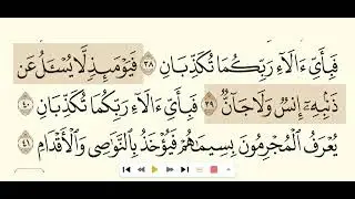  سورة الرحمن  Surah Al-Rahman #quran #المصحف #islamicrecitation #allah #islamicprayer 