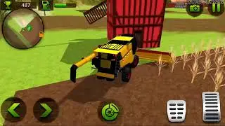 Heavy Duty Farm Tractor Driving  Thresher Machine   Android GamePlay