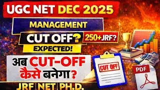 UGC NET Dec Management Cut Off 2025 | Paper 1 + Paper 2 Analysis