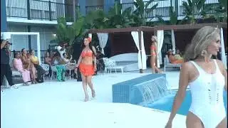 Swim Week Florida A la Carta Designer Karina Couture Orlando 🎥Chessburger #fashion #swimweek #model