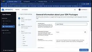 APIMatic SDK Publishing