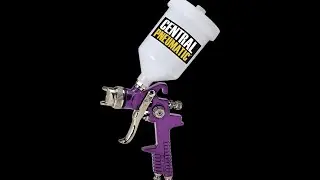 Spraying BIN shellac primer with a $14 Harbor Freight HVLP spray gun