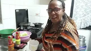 Matumbo tumbukisha  with potatoes and cabbage s