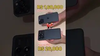 RS 1,60,000 Mobile😈 vs 26,000 Mobile vs POCO X6 PRO vs iPhone 15 - FREEFIRE TEST #freefire #shorts