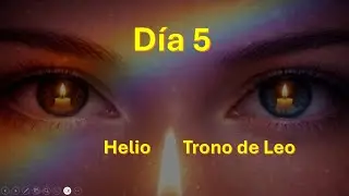 Helio - D&iacute;a 5 - Trono de Leo (ESPACIO - YoMaTi.red), Mat&iacute;as De Stefano. Alkhemia.