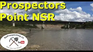 Prospectors Point, Gold Panning on the North Saskatchewan River
