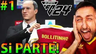 😱 Si PARTEEE‼️ GIUSEPPE BOLLITINHO è il NUOVO ALLENATORE della ROMA‼️ Ea Sports Fc 24 - Carriera