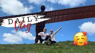 DAILY VLOG ! Car Shopping in Newcastle & Visiting the Angel of the North | Hey, it&rsquo;s Tom & El
